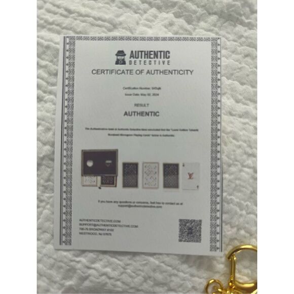 Authentic Louis Vuitton Murakami Ace of Spade Playing Card Keychain or Accessory - Picture 5 of 6